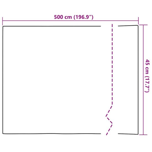 vidaXL Statická fólia na okná Frosted šedá 45 x 500 cm PVC – Obrázok 9