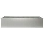 vidaXL Záhradný kvetináč Strieborná 280 x 80 x 60 cm – Obrázok 3