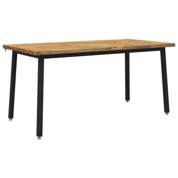 vidaXL Štvorcový jedálenský stôl 160 x 80 x 75 cm Pevné akáciové drevo – Obrázok 2