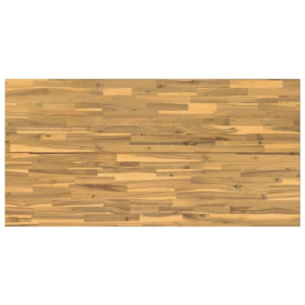 vidaXL Štvorcový jedálenský stôl 160 x 80 x 75 cm Pevné akáciové drevo – Obrázok 6
