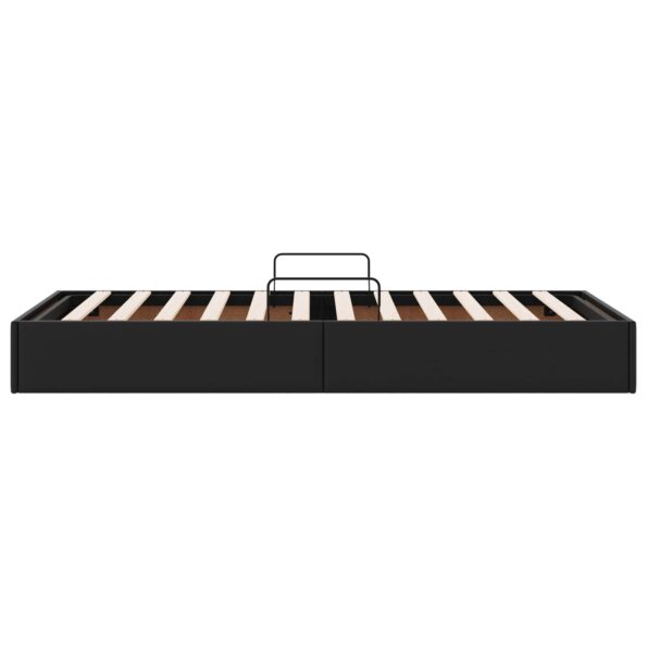 vidaXL Otomanový posteľný rám Čierny 90 x 190 cm Umelá koža – Obrázok 8