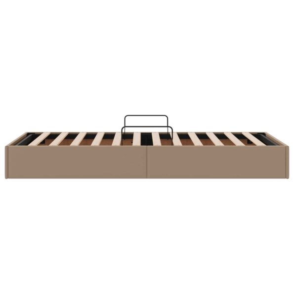 vidaXL Otomanový posteľný rám Kapsulín 90 x 190 cm Umelá koža – Obrázok 8