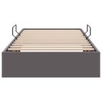 vidaXL Otomanový posteľný rám Biely 100 x 200 cm Umelá koža – Obrázok 7