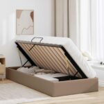 vidaXL Otomanový posteľný rám Kapsulín 100 x 200 cm Umelá koža – Obrázok 4