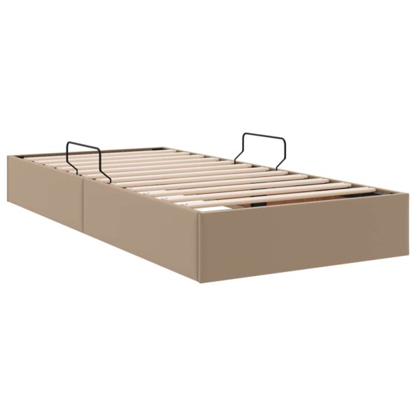 vidaXL Otomanový posteľný rám Kapsulín 100 x 200 cm Umelá koža – Obrázok 9