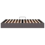 vidaXL Otomanový posteľný rám Biely 140 x 190 cm Umelá koža – Obrázok 8