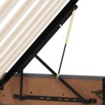 vidaXL Otomanový posteľný rám Biely 140 x 200 cm Umelá koža – Obrázok 11