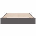 vidaXL Otomanový posteľný rám Biely 140 x 200 cm Umelá koža – Obrázok 7