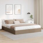 vidaXL Otomanový posteľný rám Kapsulín 180 x 200 cm Umelá koža