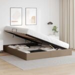 vidaXL Otomanový posteľný rám Kapsulín 180 x 200 cm Umelá koža – Obrázok 4