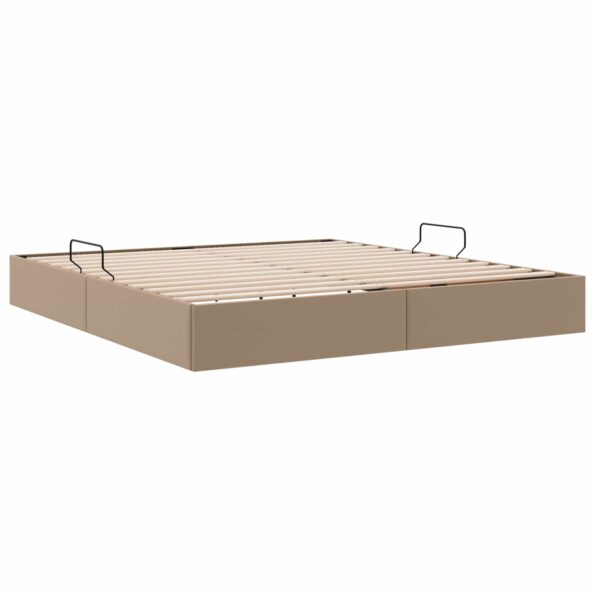 vidaXL Otomanový posteľný rám Kapsulín 180 x 200 cm Umelá koža – Obrázok 9