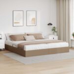 vidaXL Otomanový posteľný rám Kapsulín 200 x 200 cm Umelá koža