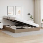 vidaXL Otomanový posteľný rám Kapsulín 200 x 200 cm Umelá koža – Obrázok 4