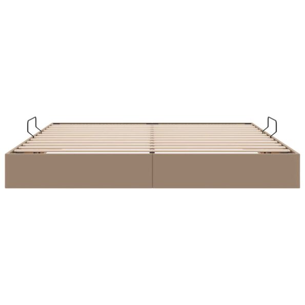 vidaXL Otomanový posteľný rám Kapsulín 200 x 200 cm Umelá koža – Obrázok 7