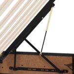 vidaXL Otomanový posteľný rám s úložiskom Čierny 140 x 190 cm látka – Obrázok 11