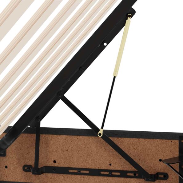 vidaXL Otomanový posteľný rám s úložiskom Čierny 140 x 200 cm látka – Obrázok 11