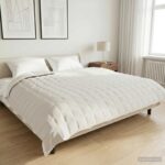 vidaXL Záťažová deka Biela 200 x 220 cm 9 kg 100% Bavlna 205T