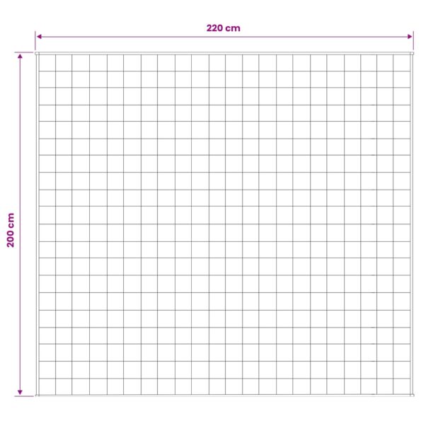 vidaXL Záťažová deka Biela 200 x 220 cm 9 kg 100% Bavlna 205T – Obrázok 7