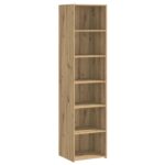 vidaXL Servírovacia skriňa Dub artisan 45 x 41 x 185 cm – Obrázok 2