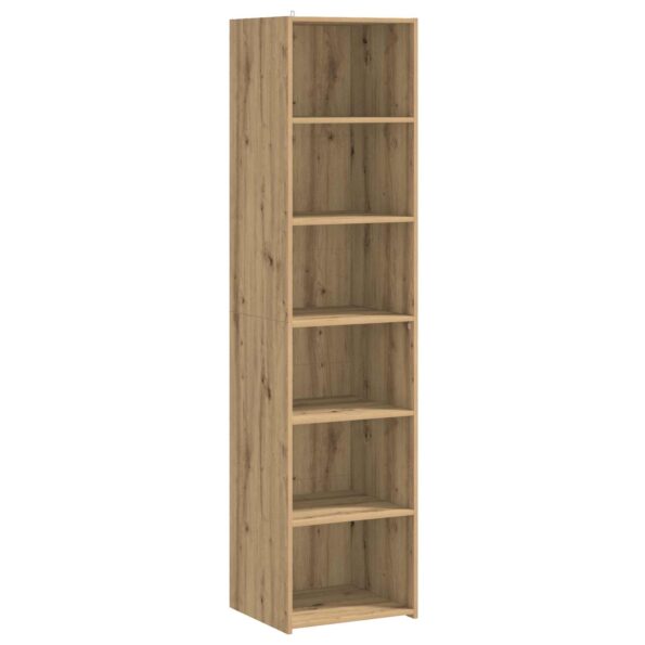 vidaXL Servírovacia skriňa Dub artisan 45 x 41 x 185 cm – Obrázok 2