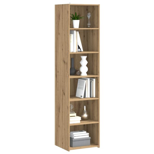 vidaXL Servírovacia skriňa Dub artisan 45 x 41 x 185 cm – Obrázok 3