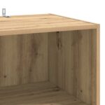 vidaXL Servírovacia skriňa Dub artisan 45 x 41 x 185 cm – Obrázok 7