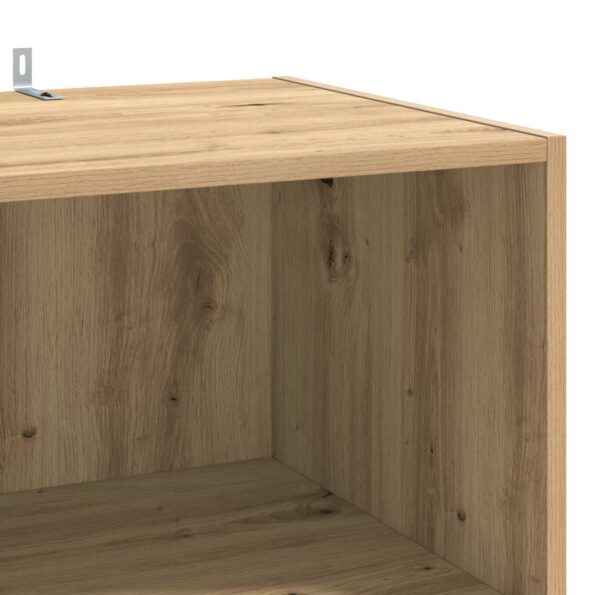 vidaXL Servírovacia skriňa Dub artisan 45 x 41 x 185 cm – Obrázok 7