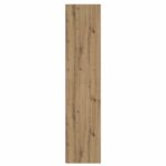 vidaXL Servírovacia skriňa Dub artisan 70 x 41 x 185 cm – Obrázok 5