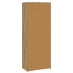 vidaXL Servírovacia skriňa Dub artisan 70 x 41 x 185 cm – Obrázok 6