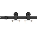 vidaXL Posuvné dvere Prírodná a čierna 80 x 210 cm – Obrázok 9