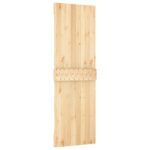 vidaXL Posuvné dvere Prírodná a čierna 70 x 210 cm – Obrázok 5