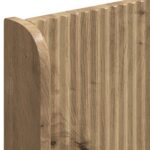 vidaXL Posteľový rám s úložným priestorom a čelom Artisan Oak – Obrázok 6