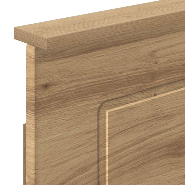 vidaXL Bed Frame with Storage and Headboard Artisan Oak 180 x 200 cm – Obrázok 6