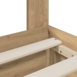 vidaXL Bed Frame with Storage and Headboard Artisan Oak 180 x 200 cm – Obrázok 7