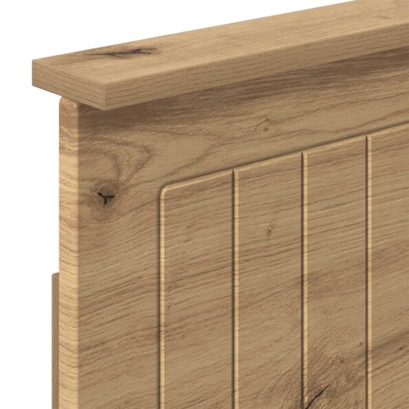 vidaXL Bed Frame with Storage and Headboard Artisan Oak 180 x 200 cm – Obrázok 6
