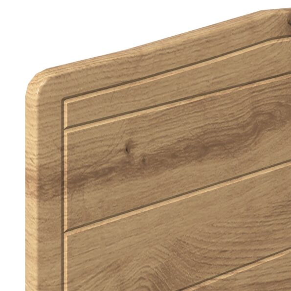 vidaXL Bed Frame with Storage and Headboard Artisan Oak 180 x 200 cm – Obrázok 6