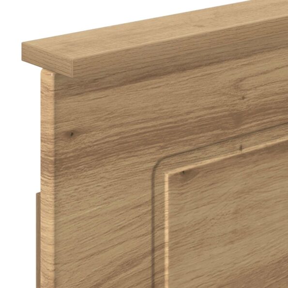 vidaXL Bed Frame with Storage and Headboard Artisan Oak 180 x 200 cm – Obrázok 6