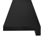 vidaXL Nášľapy na schody 2 ks 70 x 25 x 2 cm Čierna – Obrázok 3