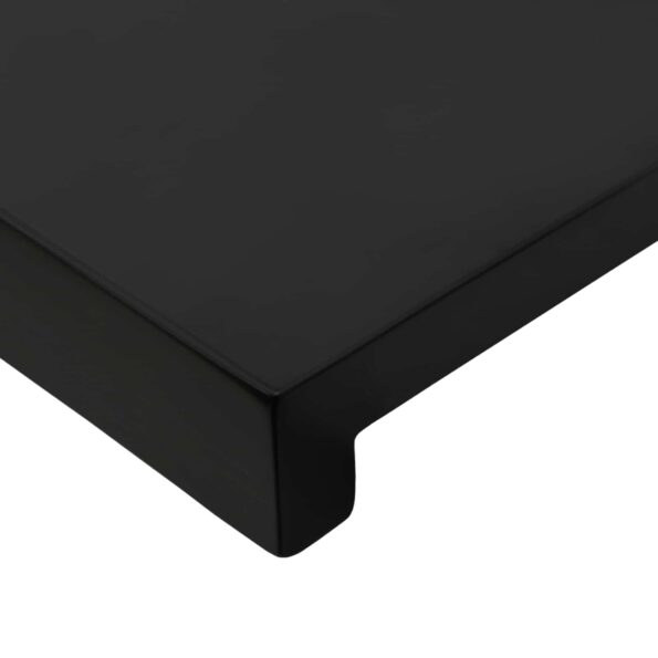 vidaXL Nášľapy na schody 2 ks 70 x 25 x 2 cm Čierna – Obrázok 5