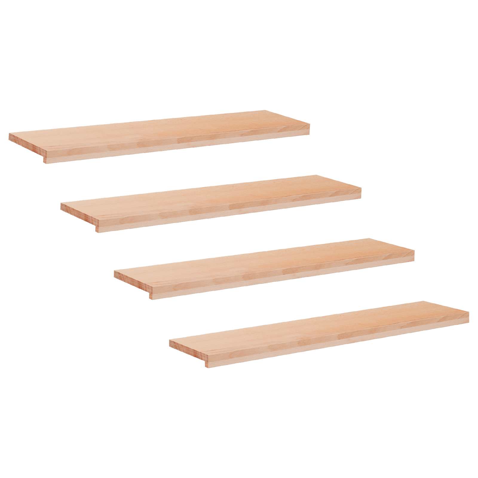 3446194_1.jpg vidaXL Nášľapy na schody 4 ks 110 x 30 x 2 cm Prírodná – Obrázok 1