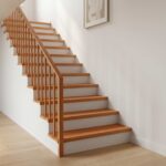 vidaXL Nášľapy na schody 4 ks 80 x 25 x 2 cm Svetlohnedá
