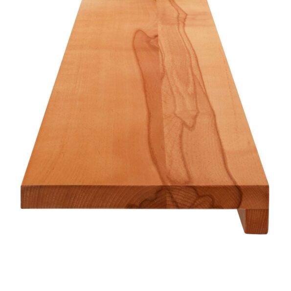 vidaXL Nášľapy na schody 4 ks 120 x 25 x 2 cm Svetlohnedá – Obrázok 3