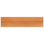 vidaXL Nášľapy na schody 4 ks 120 x 25 x 2 cm Svetlohnedá – Obrázok 4