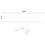 vidaXL Nášľapy na schody 4 ks 120 x 25 x 2 cm Svetlohnedá – Obrázok 7