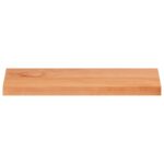 vidaXL Nášľapy na schody 4 ks 80 x 25 x 2 cm Lak Masívne bukové drevo – Obrázok 2
