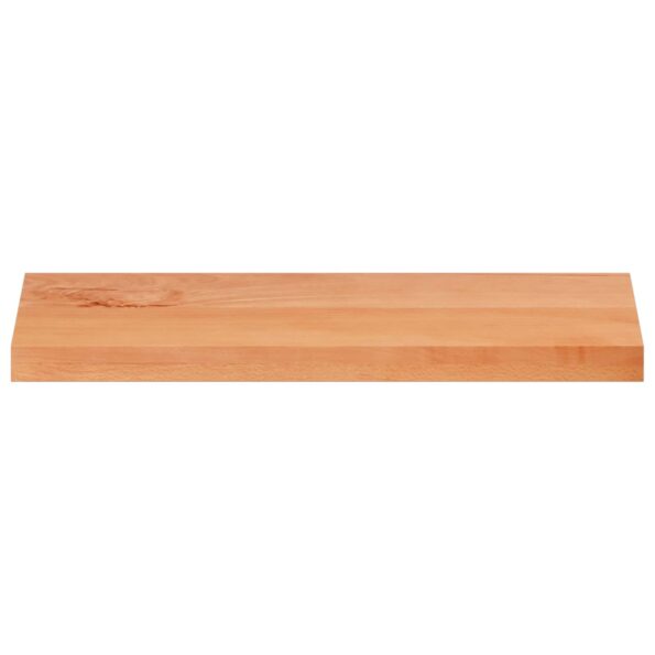 vidaXL Nášľapy na schody 4 ks 80 x 25 x 2 cm Lak Masívne bukové drevo – Obrázok 2