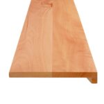 vidaXL Nášľapy na schody 4 ks 80 x 25 x 2 cm Lak Masívne bukové drevo – Obrázok 3