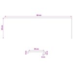 vidaXL Nášľapy na schody 4 ks 80 x 25 x 2 cm Lak Masívne bukové drevo – Obrázok 7