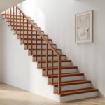 vidaXL Nášľapy na schody 4 ks 110 x 30 x 2 cm Hnedá – Obrázok 8