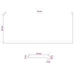 vidaXL Nášľapy na schody 8 ks 70 x 30 x 2 cm Prírodná – Obrázok 7